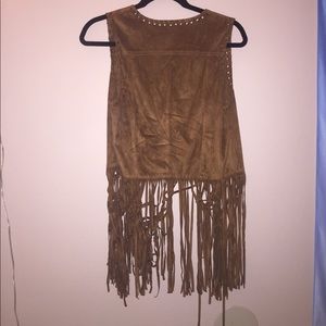 Brown fringe